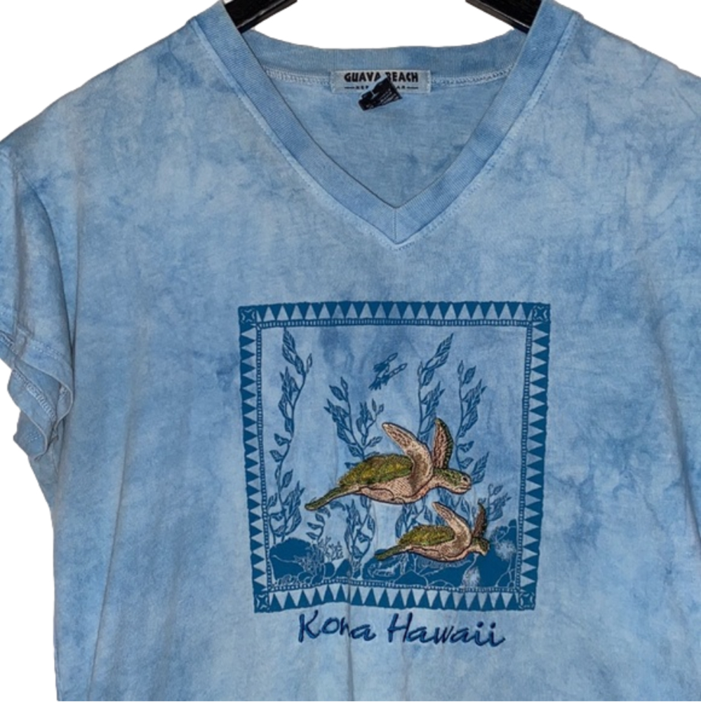 3/$30 Embroidered Sea Turtle Top